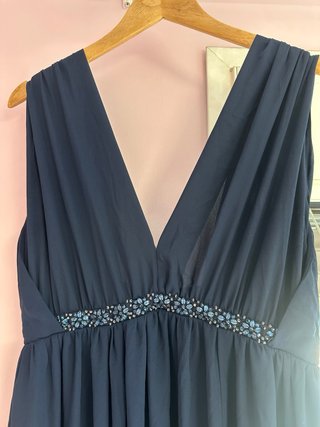 Vestido de fiesta azul