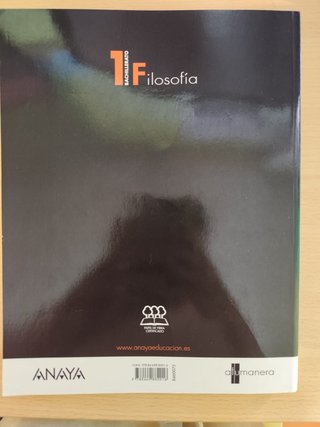 Libro Filosofía 1 Bachillerato ANAYA