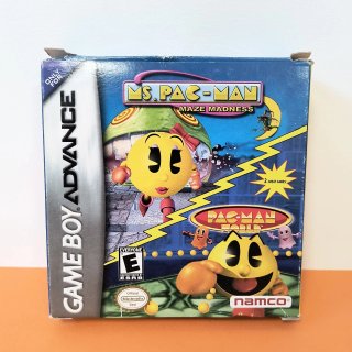 MS. PAC-MAN MAZZE MADNESS + PAC-MAN WORLD GAME BOY