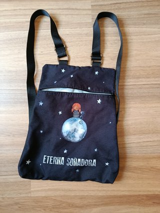 Bolso tela estilo mochila con estrellas