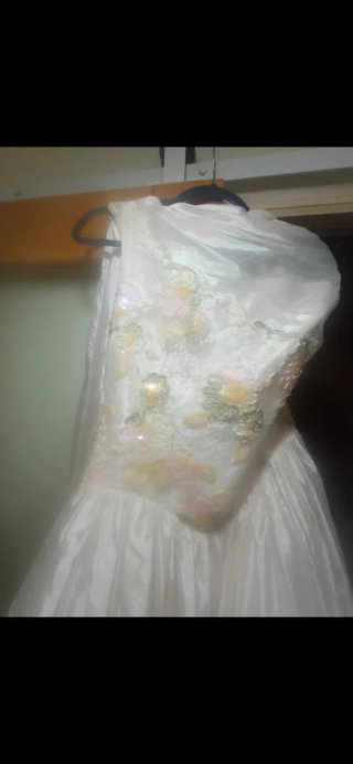 Vestido de Novia Seda Salvaje Vintage Talla 36
