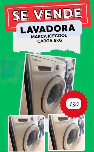 Lavadora ICECOOL Carga 6KG