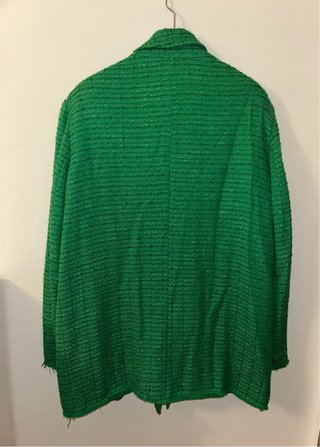 Blazer Americana Zara Verde Talla L