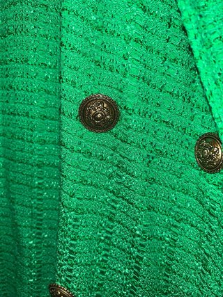 Blazer Americana Zara Verde Talla L