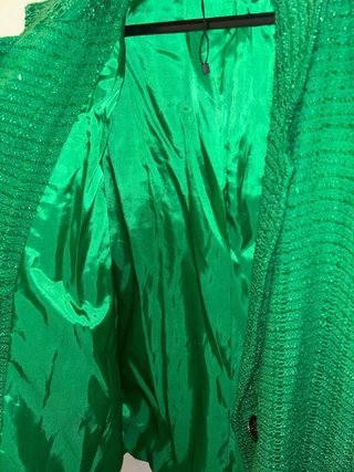 Blazer Americana Zara Verde Talla L