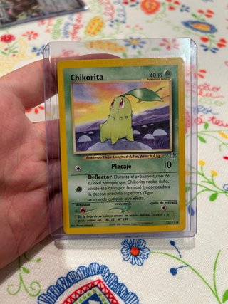 Carta Pokémon Chikorita Neo Genesis