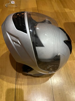 Casco Nitro Modular Plata