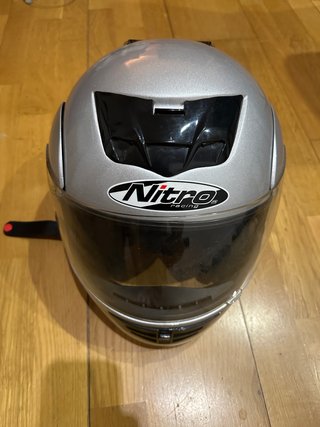 Casco Nitro Modular Plata