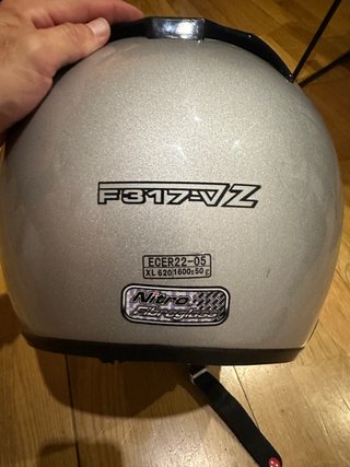 Casco Nitro Modular Plata