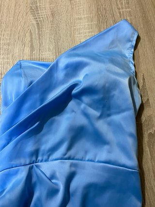 Vestido largo azul para fiesta