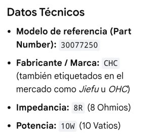 Altavoces VETEL TV