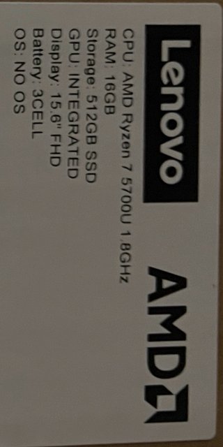 Lenovo IdeaPad 1 15ALC7 Gris