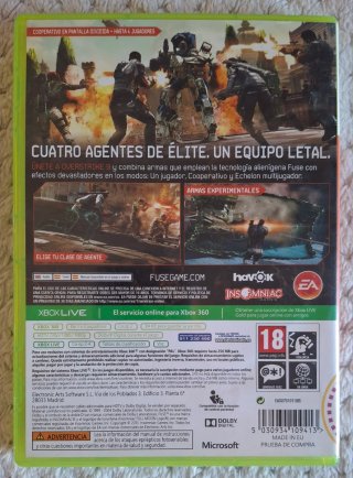 🇪🇸 Gioco Xbox 360 Fuse Shooter