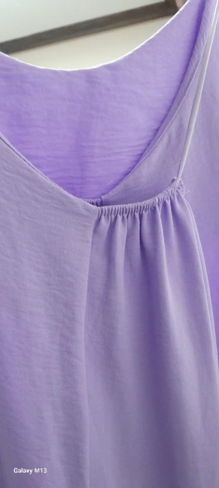 Vestido lila talla única