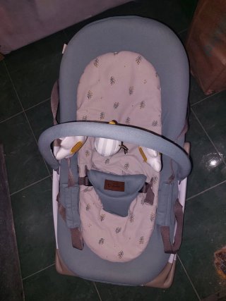 Hamaca Jane beige y verde