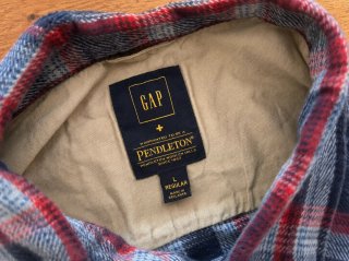 GAP Pendleton Camisa Franela Cuadros Vintage L