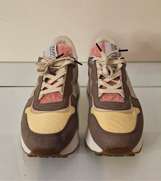 Zapatillas Duuo Calma High Mujer Beige Marrón Rosa