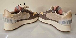 Zapatillas Duuo Calma High Mujer Beige Marrón Rosa