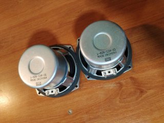 Altavoces Sony Plateados y Negros