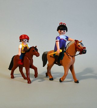Playmobil Amazona Clase Hípica Con Niña