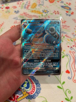 Blastoise GX Full Art Promo Sol y Luna