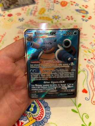 Blastoise GX Full Art Promo Sol y Luna