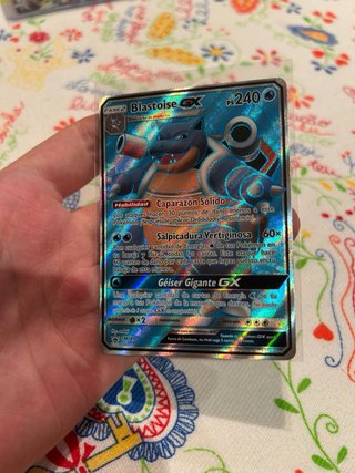 Blastoise GX Full Art Promo Sol y Luna