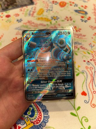 Blastoise GX Full Art Promo Sol y Luna