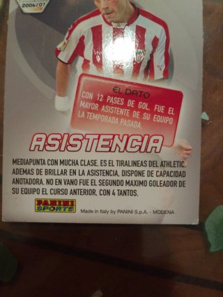 Cromo Futbol 2006/07 Asistencia Yeste