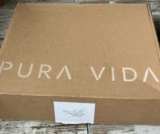 Vestido Pura Vida de fiesta azul con abertura