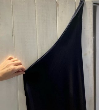 Vestido Pura Vida de fiesta azul con abertura