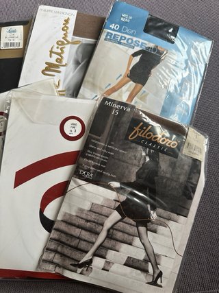 Set 8 collant assortiti taglia 3