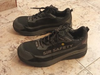 Zapatos de seguridad Sir Safety negros/grises