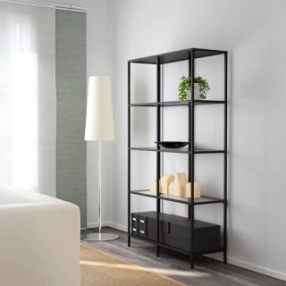 Estantería Ikea VITTSJÖ Negra 100x175cm