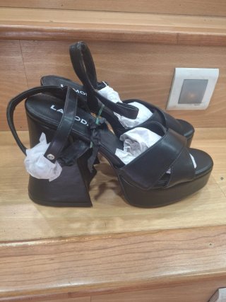La Moda Zapatos de Tacón Plataforma Mujer