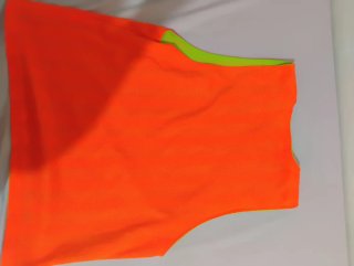 Casacca da calcio a strisce fluo