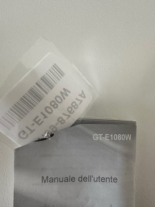Samsung GT-E1080W Nero + Caricabatterie