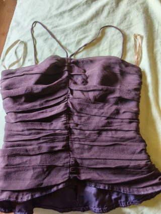 Top Seda Charo Azcona Talla 40 tirantes Único Gang