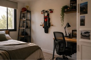 Reloj Pared Moto Metal Decorativo