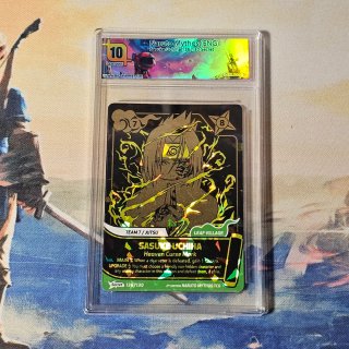 Naruto Mythos TCG Sasuke Uchiha Secret 136/130 di seconda mano per