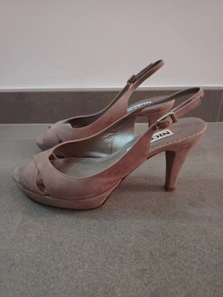 Zapatos tacón Nicolas malva talla 37