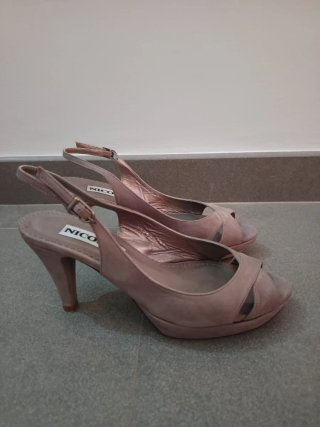 Zapatos tacón Nicolas malva talla 37