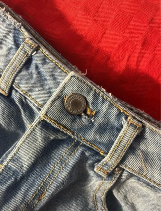 Gonna jeans blu