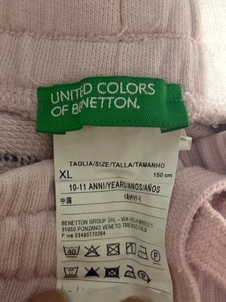 Chándal BENETTON  niña rosa