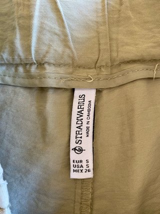 Pantalón ancho tobillero Stradivarius Talla S