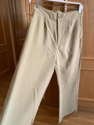 Pantalón ancho tobillero Stradivarius Talla S