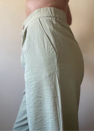 Pantalón ancho tobillero Stradivarius Talla S
