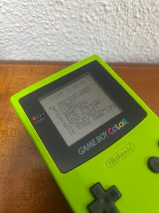 Game Boy Color Kiwi con manuale e 32 giochi