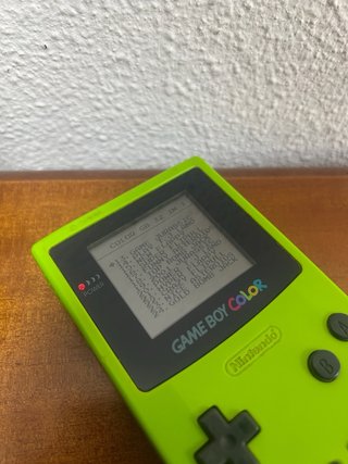 Game Boy Color Kiwi con manuale e 32 giochi