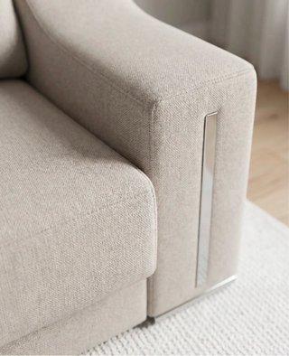 Sofá Chaiselongue Oscar Beige